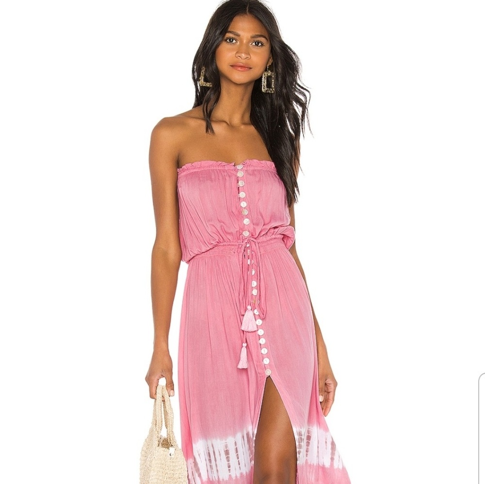 Ryden Dress in Casa Rose Mauve Tie Dye